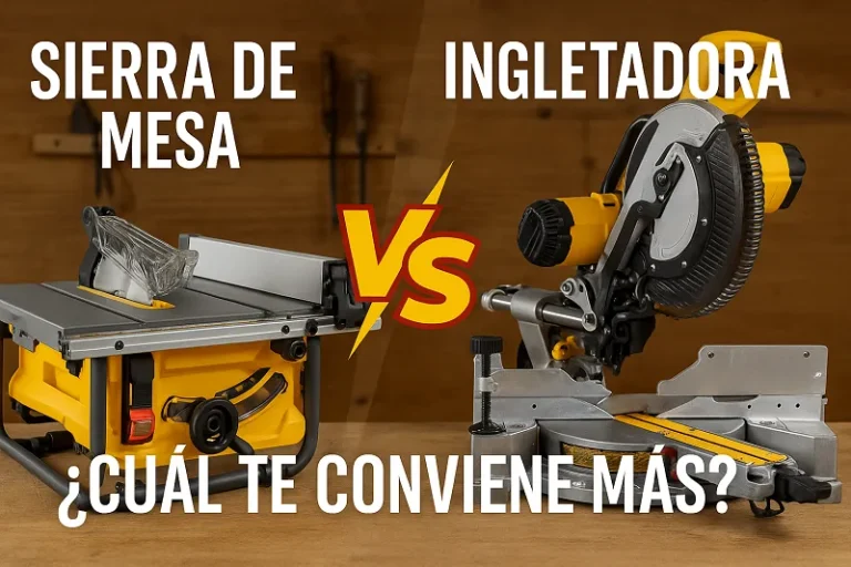 banco de corte vs ingletadora telescopica